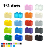 100pcs 1x2 Thick Brick 3004 Educational Building Block Bricks Toy  - 18 Colors - Minifigure -  - The Drift Art Co.
