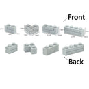 100pcs MOC Parts for Lego Kits 1x2 Dot 98283 Wall bricks Building Blocks Set DIY - Bricks & Blocks -  - The Drift Art Co.