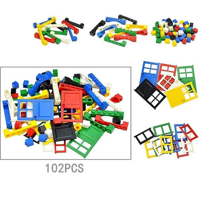 102pcs City Door Window Furniture House Building Blocks Bricks For LEGO Sets DIY -  - The Drift Art Co.#variant_sku#