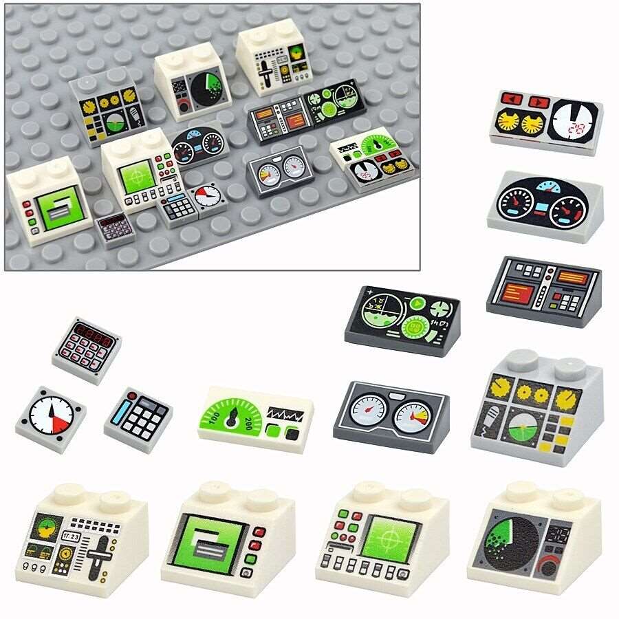 10pcs Meter Dash Board Control Center 85984 for Lego Building Blocks Sets DIY - LEGO (R) Bricks, Pieces & Parts -  - The Drift Art Co.