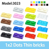 145pcs Thin 1x2 Dots 3023 DIY for Lego Kits Wall bricks Building Blocks Set - Bricks & Blocks -  - The Drift Art Co.
