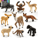 1pc Alpaca Warthog Sheep Deer Fox Monkey Animal Miniature Art Toy Figure Doll - Action Figure -  - The Drift Art Co.