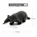 1pc Badger Wolverine Anteater Beaver Animal Miniature Art Toy Figure Doll DIY - Action Figure -  - The Drift Art Co.