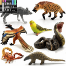 1pc Simulation Wolf Kangaroo Bird Snake Animal Miniature Art Toy Figure Doll - Action Figure -  - The Drift Art Co.