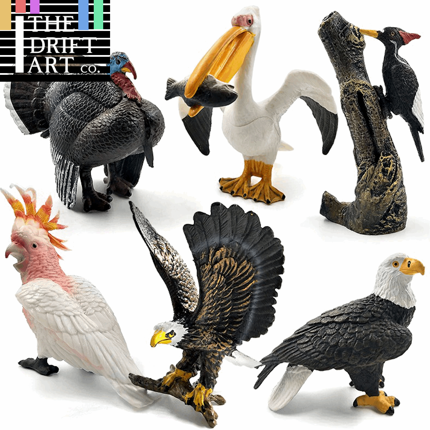 1pc Simulation turkey bird Chicken Farm Animal Miniature Art Toy Figure Doll -  - The Drift Art Co.