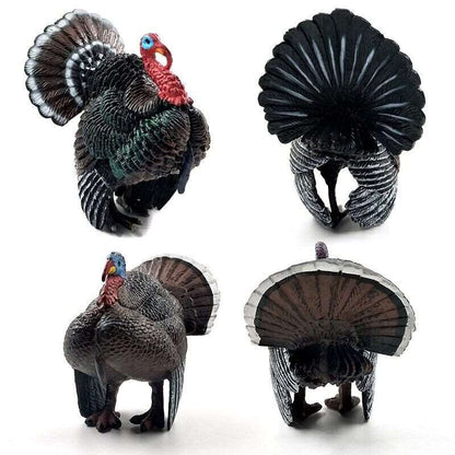 1pc Simulation turkey bird Chicken Farm Animal Miniature Art Toy Figure Doll -  - The Drift Art Co.