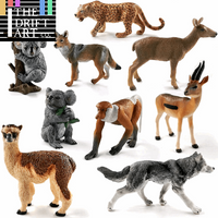 1pc Wolf Deer Leopard Alpaca Koala Antelope Animal Miniature Art Toy Figure Doll - Action Figure -  - The Drift Art Co.