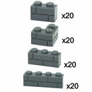 1x2 1x3 1x4 Wall Doors Windows MOC Parts for Lego Kit bricks Building Blocks Set - Bricks & Blocks -  - The Drift Art Co.