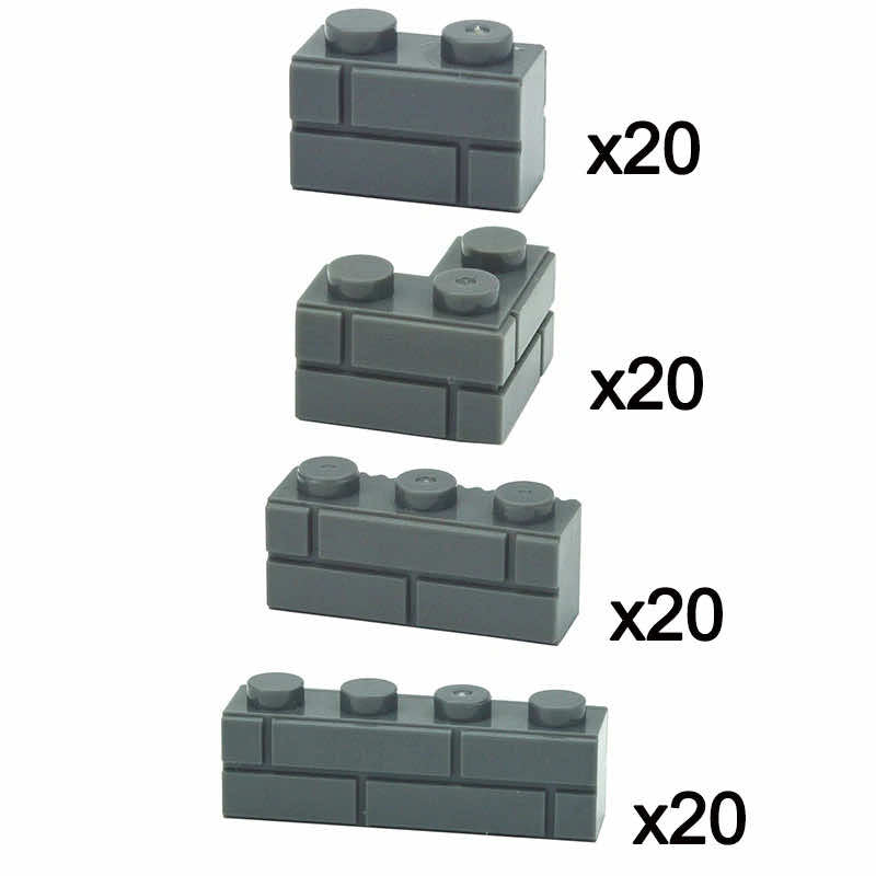 1x2 1x3 1x4 Wall Doors Windows MOC Parts for Lego Kit bricks Building Blocks Set - Bricks & Blocks -  - The Drift Art Co.