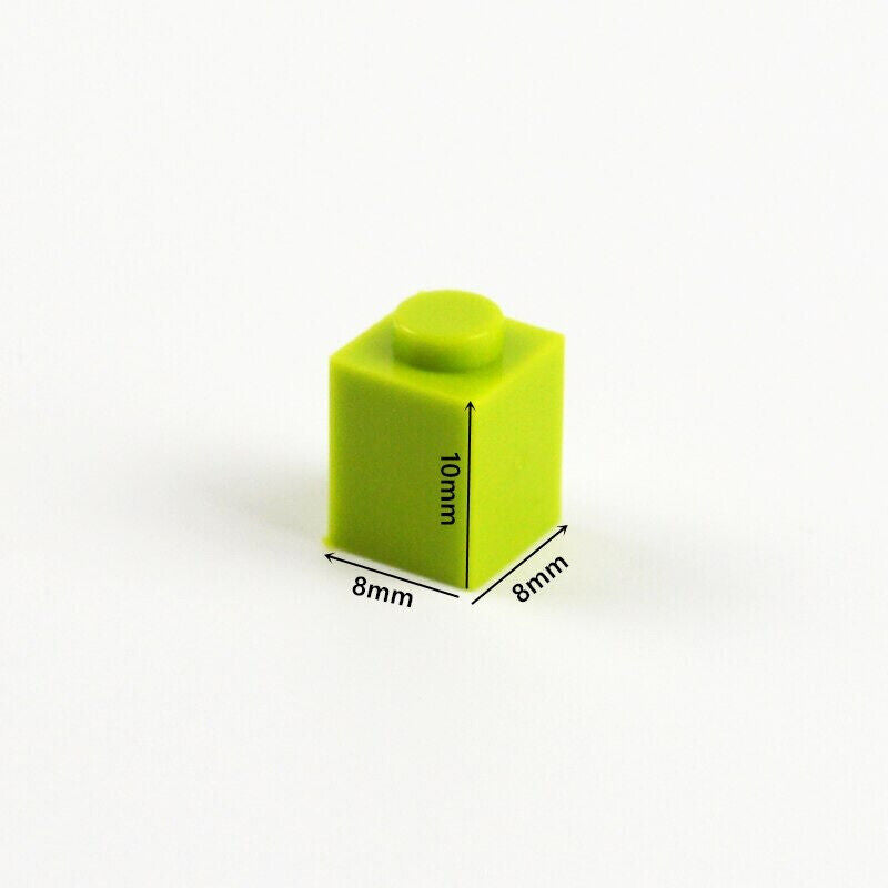 200pcs 1x1 Dots 3005 Educational Building Block Bricks Toy DIY - 18 Colors - Minifigure -  - The Drift Art Co.