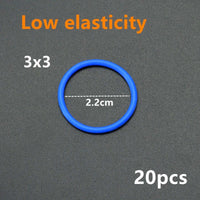 20pcs Belt Rubber Band 2x2 to 5x5 85543 85544 Building Block Bricks Toy DIY - Minifigure -  - The Drift Art Co.