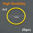 20pcs Belt Rubber Band 2x2 to 5x5 85543 85544 Building Block Bricks Toy DIY - Minifigure -  - The Drift Art Co.