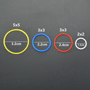 20pcs Belt Rubber Band 2x2 to 5x5 85543 85544 Building Block Bricks Toy DIY - Minifigure -  - The Drift Art Co.