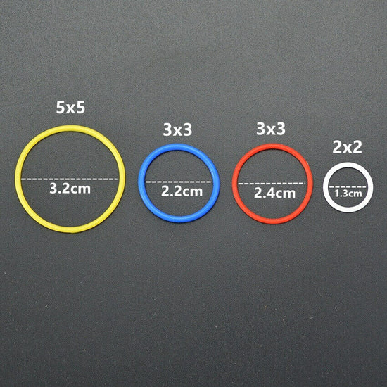 20pcs Belt Rubber Band 2x2 to 5x5 85543 85544 Building Block Bricks Toy DIY