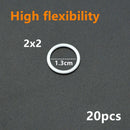 20pcs Belt Rubber Band 2x2 to 5x5 85543 85544 Building Block Bricks Toy DIY - Minifigure -  - The Drift Art Co.