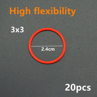 20pcs Belt Rubber Band 2x2 to 5x5 85543 85544 Building Block Bricks Toy DIY - Minifigure -  - The Drift Art Co.