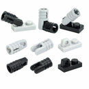 20pcs Hinge 1x2 Axle Hole Teeth Cylinder 30552 30383 Building Block Bricks Toy - Bricks & Blocks -  - The Drift Art Co.