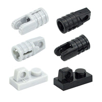 20pcs Hinge 1x2 Axle Hole Teeth Cylinder 30552 30383 Building Block Bricks Toy - Bricks & Blocks -  - The Drift Art Co.