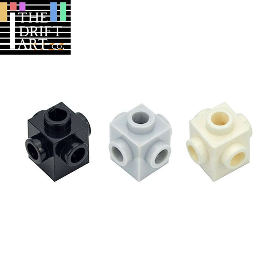 30pcs MOC Plate 4733 1x1 4 Sided Studs Educational Building Block Bricks Toy DIY