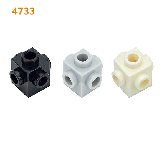 30pcs MOC Plate 4733 1x1 4 Sided Studs Educational Building Block Bricks Toy DIY