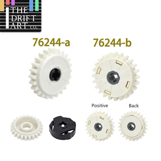 1pcs Round Clutch Gear 24 Tooth 76244 Technic for Lego Kit Building Blocks Sets