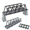 Bridge Tracks w/ Rock for LEGO Kit Train Building Blocks Sets DIY | The Drift Art Co. 7