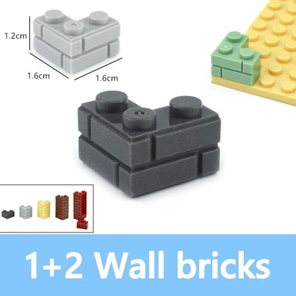 90pc 1x2 Dots SM3232 MOC Part for Lego Kit Corner Wall brick Building Blocks Set