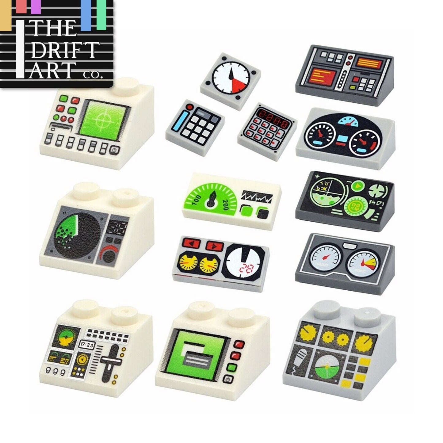 10pcs Meter Dash Board Control Center 85984 for Lego Building Blocks Sets DIY