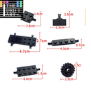 Cars Wheel Shaft Plate City Classic Racing for Lego Kit Building Blocks Set DIY | The Drift Art Co. 1