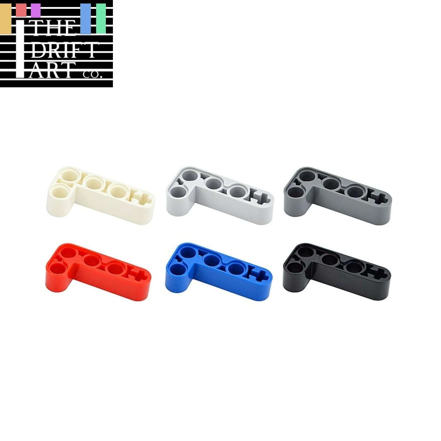 10pcs 2x4 L-Shape Arm Liftarm 32140 Parts for Lego Kit Building Block Sets