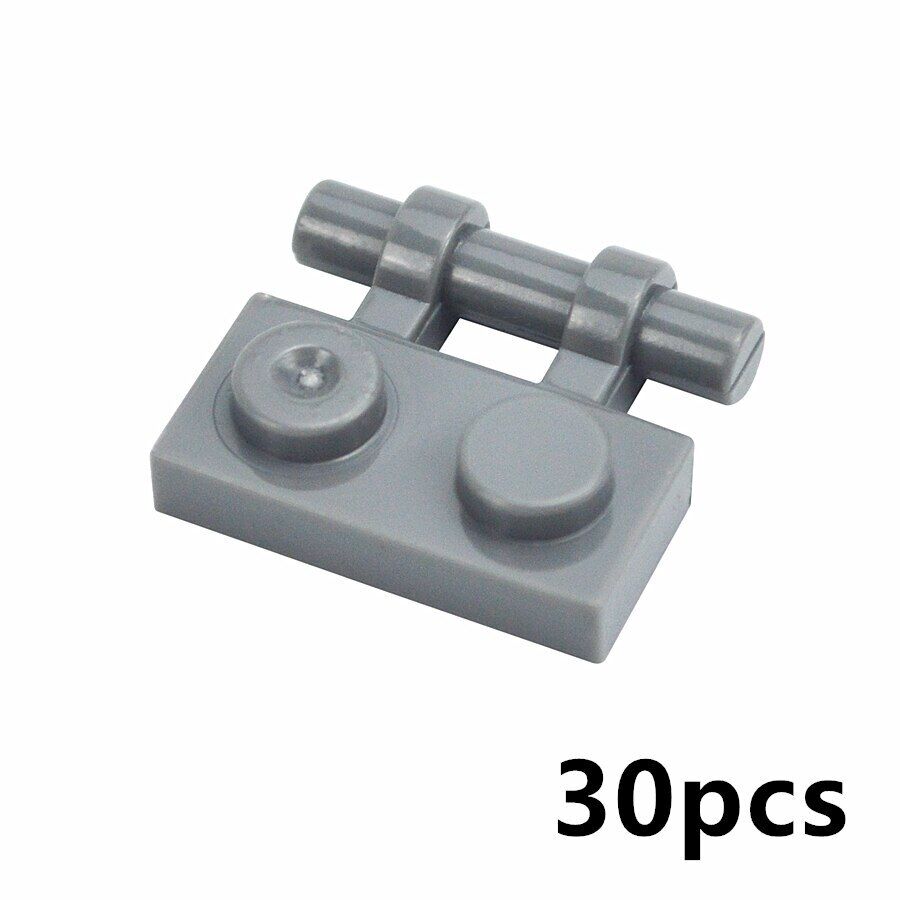 30pcs 2540 Mod 1x2 Plate w Handle for Lego Kits bricks Building Blocks Sets DIY