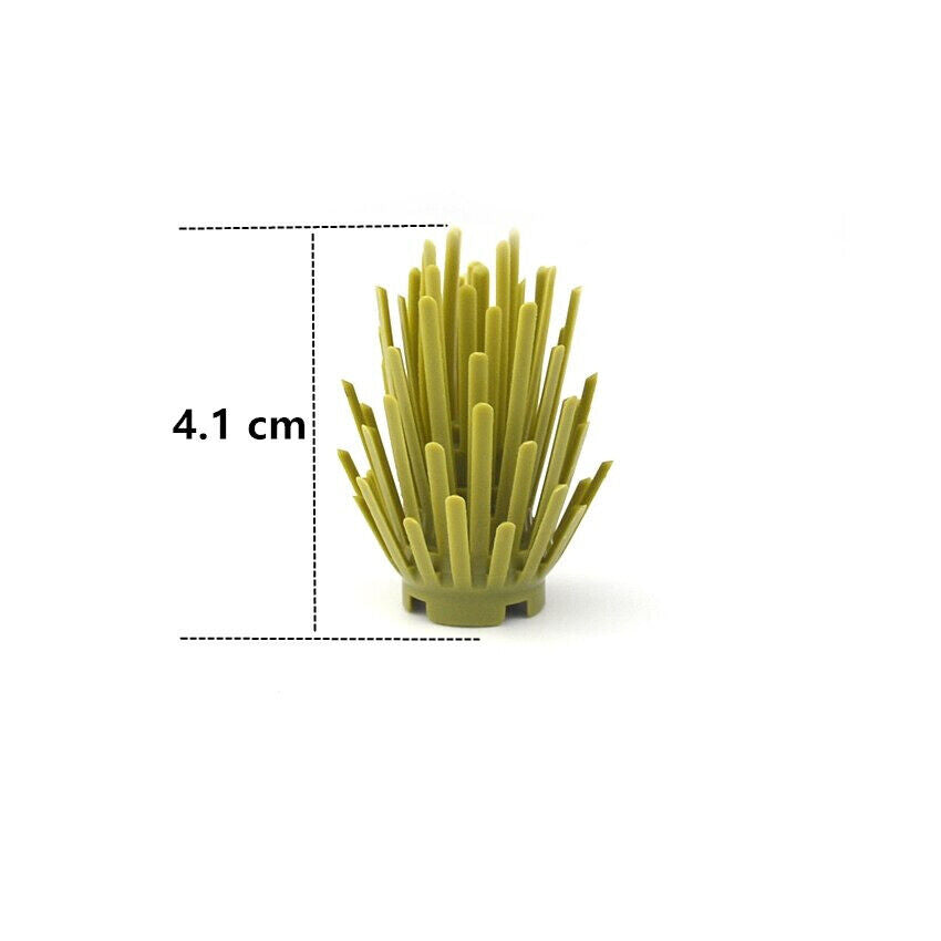 10pcs City Parts for Lego Kits Bush Trees Grass bricks Building Blocks Sets DIY