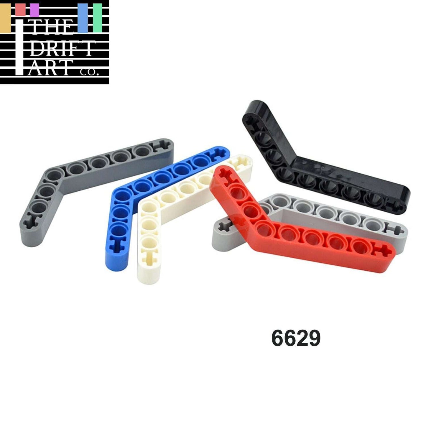 10pcs 6x4 Bent Liftarm Thick Curved 6629 Parts for Lego Kit Building Block Sets