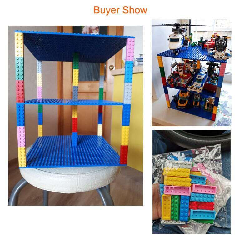 Building Blocks Dots base plates & Pillars DIY - Various Sizes - (16x32 & 32x32) | The Drift Art Co. 7