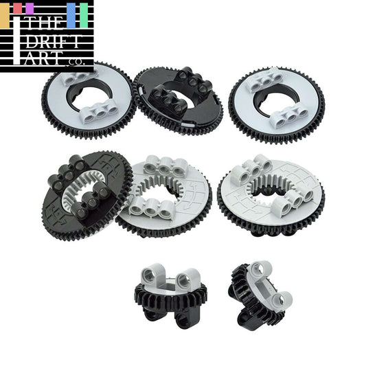 4pcs Turntable Rotating Platform Technic Parts for Lego Kits Building Block Sets