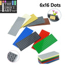 Building Block Dots base plates & Pillars - 6x16 6pcs 3027 - 8 Colors - for LEGO | The Drift Art Co. 1