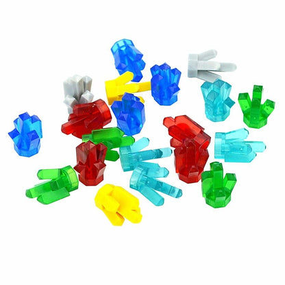 30385 Crystal Stone Painted Gem Gemstone Ore For Lego Building Blocks Sets DIY