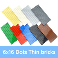 Building Blocks Dots base plates & Pillars DIY - 6x16 6pcs 3027 - 8 Colors | The Drift Art Co. 3