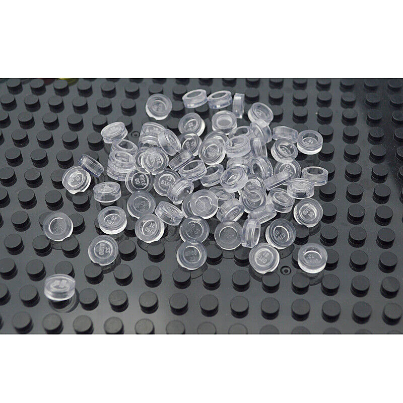 450pcs Round 1x1 Flat Studs 98138 for Lego MOC Building Blocks Brick Toy DIY