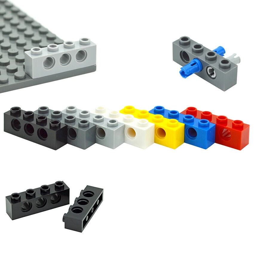 20pc Technic Part for 1x4 w/ 3 Hole 3701 Perforated Beam for LEGO Building Block | The Drift Art Co. 6