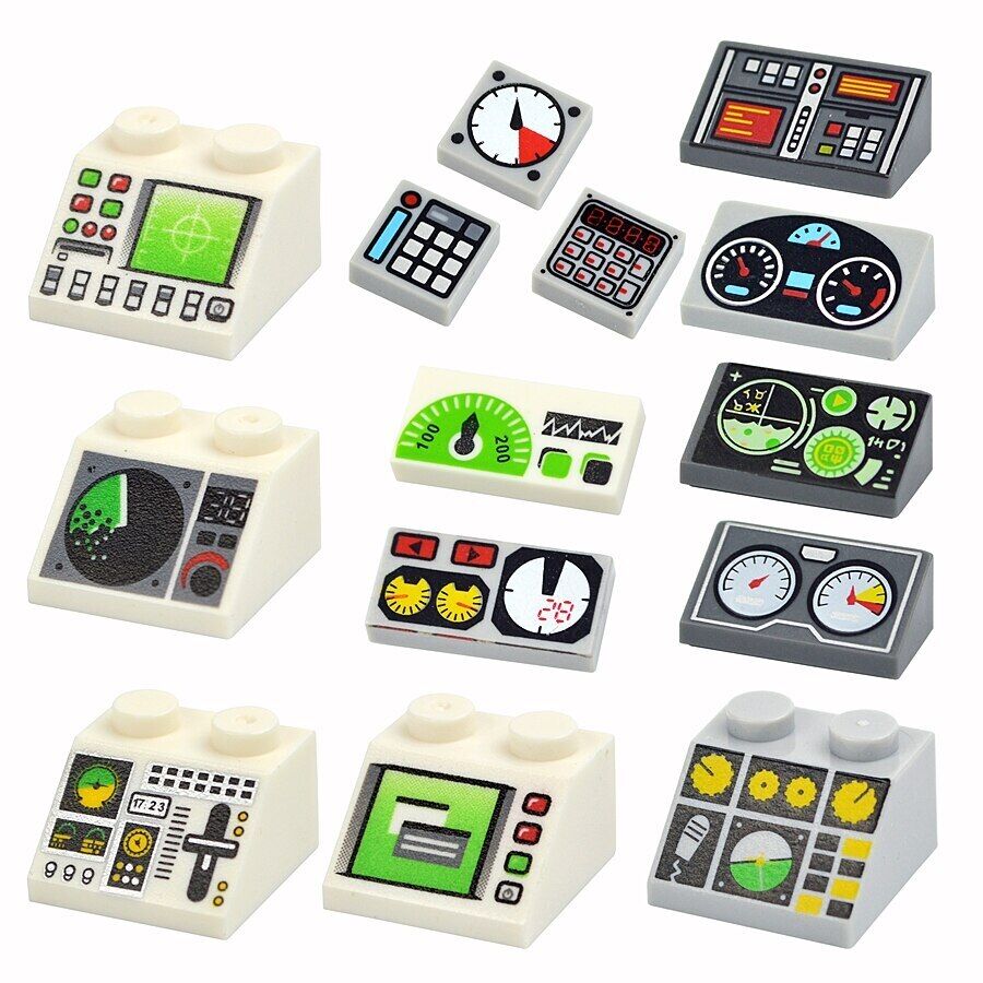 10pcs Meter Dash Board Control Center 85984 for Lego Building Blocks Sets DIY