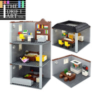 City House Bedroom Living Room Bathroom Parts for Lego Building Block Brick Sets | The Drift Art Co. 1