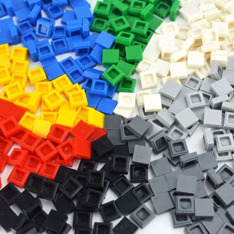 335pcs Smooth Flat Tile 1x1 Building Blocks Bricks Toy DIY - 8 colors!! | The Drift Art Co. 2