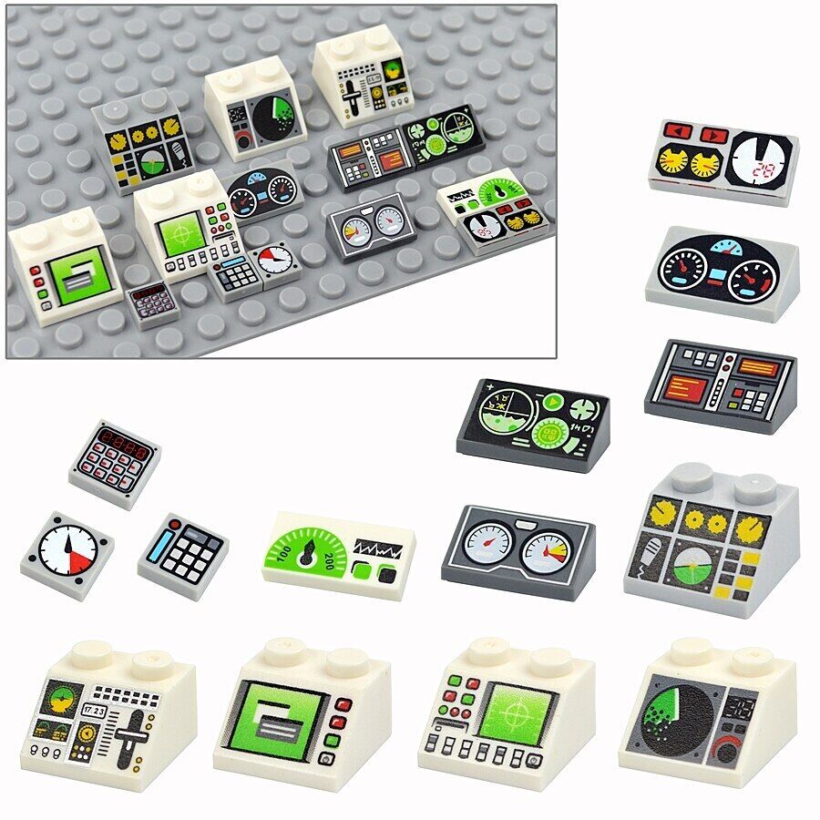 10pcs Meter Dash Board Control Center 85984 for Lego Building Blocks Sets DIY