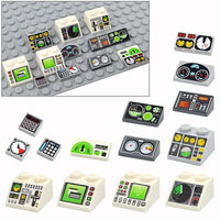 10pcs Meter Dash Board Control Center 85984 for Lego Building Blocks Sets DIY 2 | The Drift Art Co.
