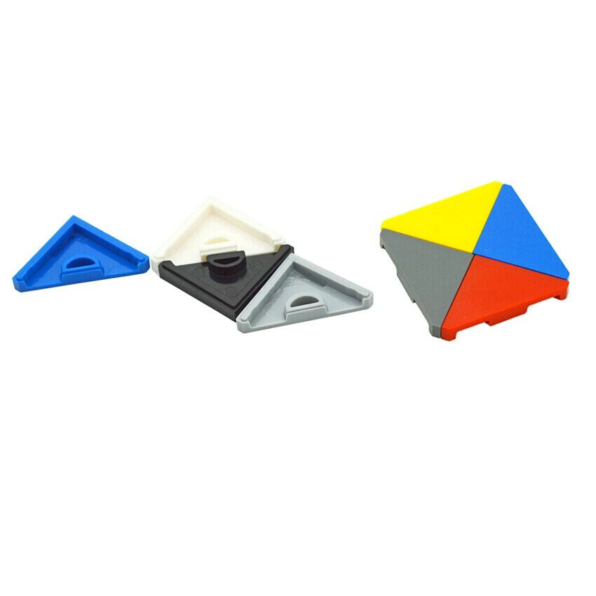 100pcs 45° Cut 2x2 Triangle Tile 35787 Building Blocks Bricks Toy DIY - 8 Colors | The Drift Art Co. 3