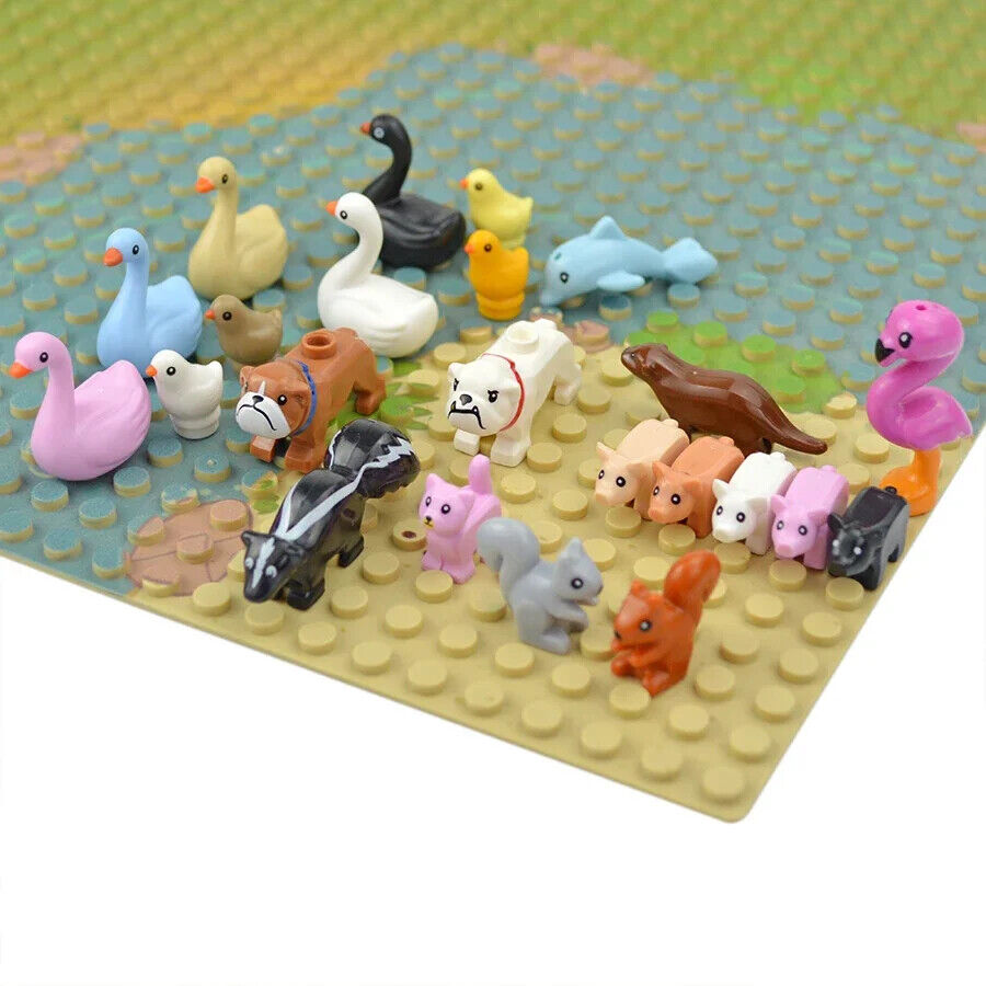 City Animal Building Blocks Duck Swan Cat Pig for LEGO Sets Building Blocks Sets