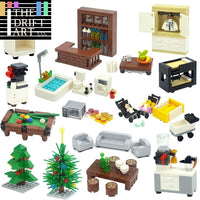Christmas Tree Desk Dining Pool Table Sofa For Lego Sets Building Blocks Set DIY | The Drift Art Co. 1