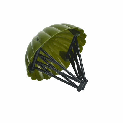 2Pcs MOC WW2 Parachute PUBG Army Weapon Soldier Figures Building Blocks Toy DIY