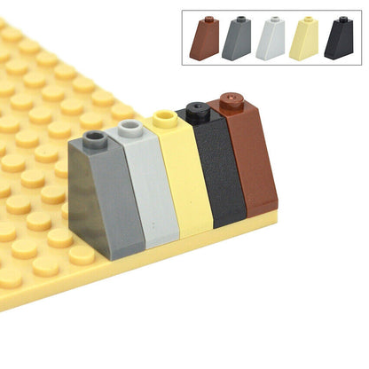 30pcs 60481 2x1x2 Brick Slope 65° Educational Building Block Bricks Toy DIY